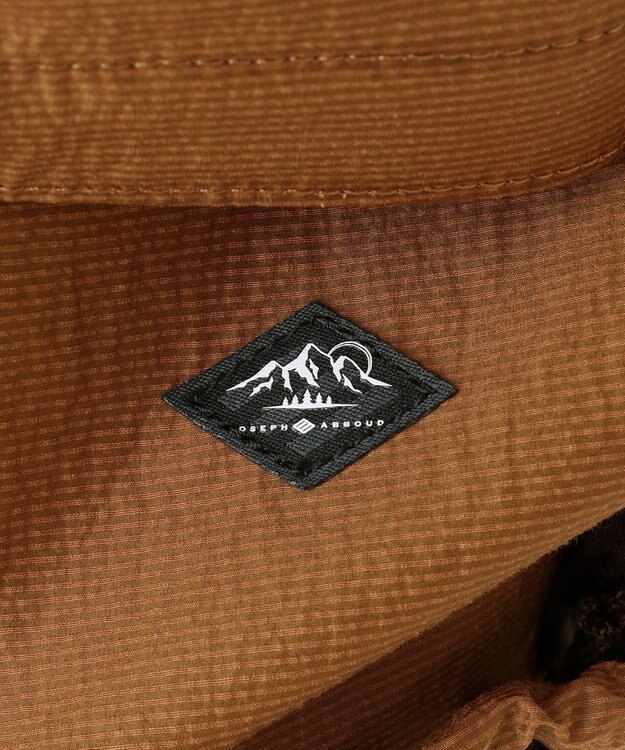 JOSEPH ABBOUD MOUNTAIN リップルサッカー バックパック キャメル系