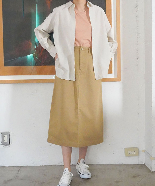M45 Chino skirt キレイめチノスカート / caqu | ファッション通販