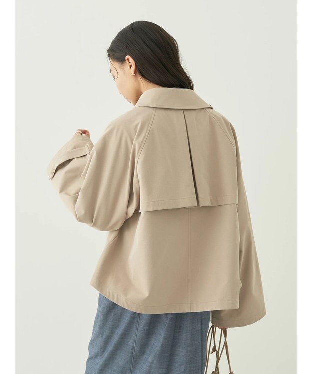 earth music&ecology ショートトレンチコート Beige