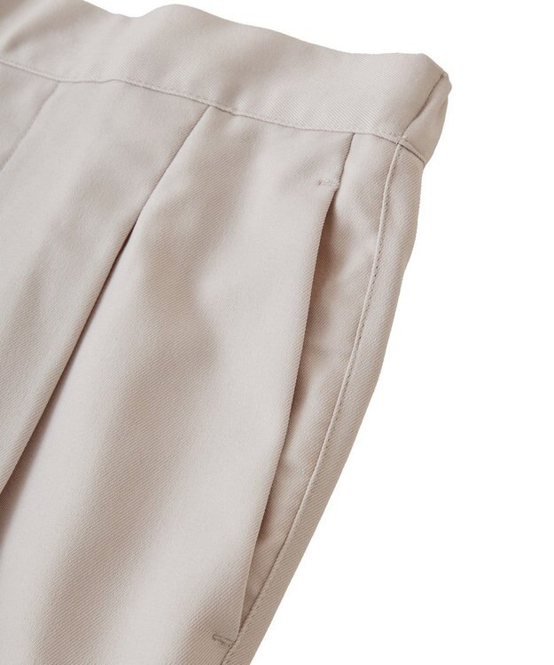 earth music&ecology 接触冷感テーパードパンツ Light Beige