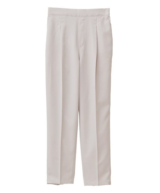 earth music&ecology 接触冷感テーパードパンツ Light Beige