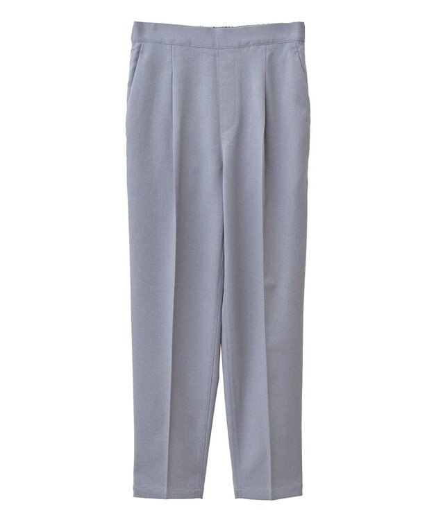 earth music&ecology 接触冷感テーパードパンツ Gray Mixture