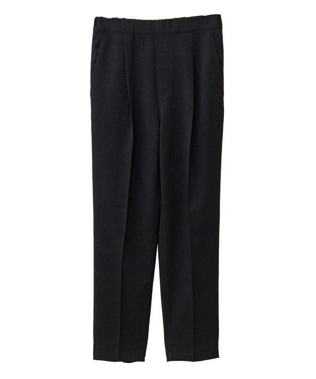 earth music&ecology 接触冷感テーパードパンツ Gray Mixture