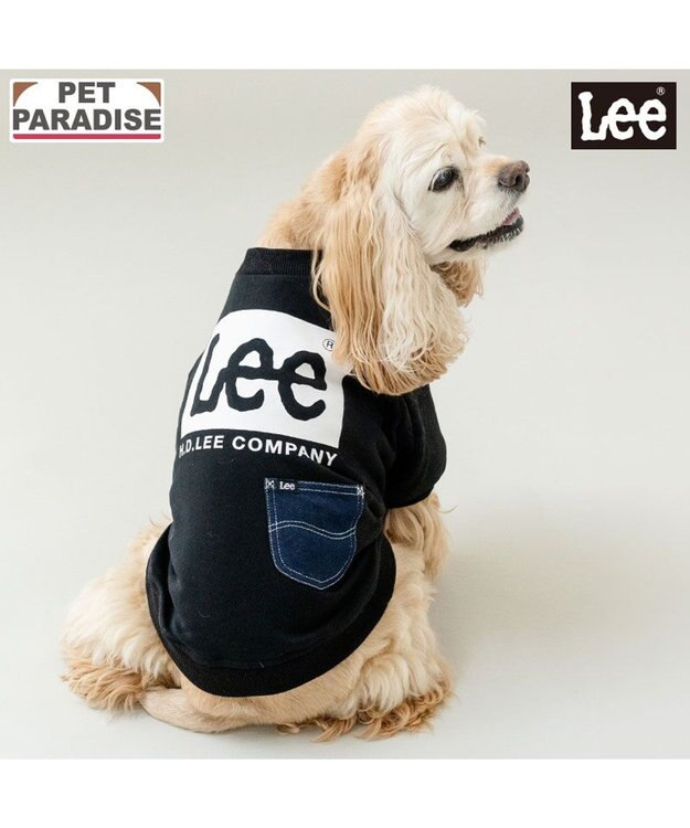 PET PARADISE Lee ボックスロゴ トレーナー ブラック 中型犬 ブラック