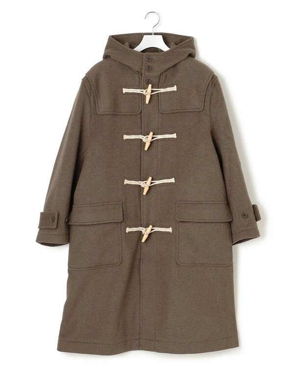 J.PRESS YORK STREET 【UNISEX】メルトン ダッフルコート スモーキーグリーン系