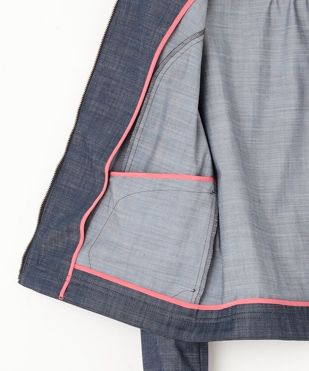 TOCCA 【消臭＆洗える！】SQUERE DENIM JACKET デニムジャケット ネイビー系1