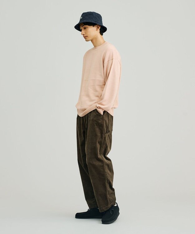 J.PRESS YORK STREET 【UNISEX】ANTI PILLING WOOL クルーネックニット ピンク系