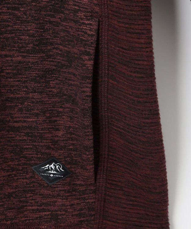 JOSEPH ABBOUD MOUNTAIN 【UNISEX】ランダムスラブリップ カットソー ワイン系