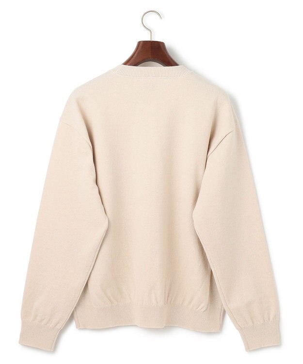 J.PRESS MEN リジットカシミア クルーネックニット アイボリー系