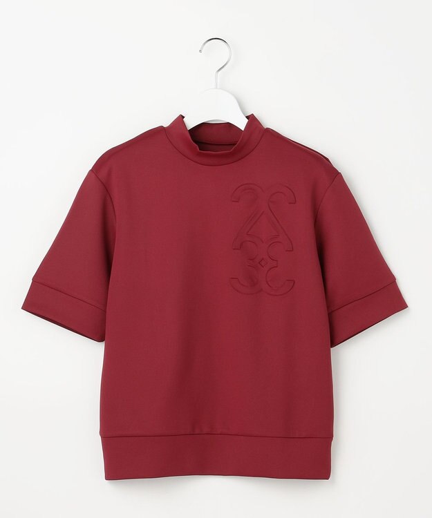 23区GOLF 【WOMEN】ライトダンボールストレッチモックネック レッド系