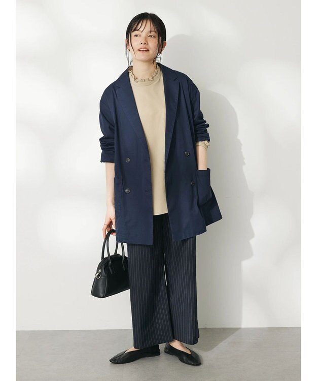 CRAFT STANDARD BOUTIQUE 衿フリルブラウス Off White