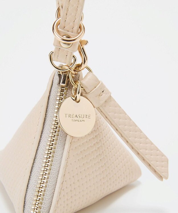 TOPKAPI 【TREASURE TOPKAPI】クロスエンボス レザー マルチケース/コインケース オフ