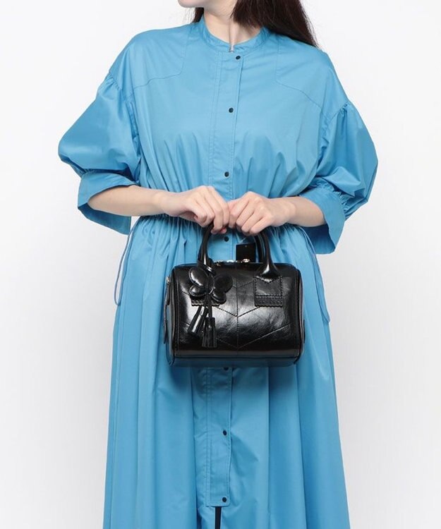 ANNA SUI ポワロ 2wayハンドバッグ クロ