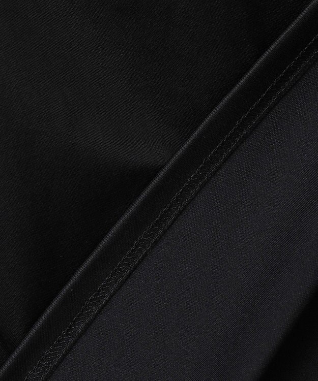 ICB L 【接触冷感・UVケア・速乾・洗える】カップ付きサテンキャミソール ブラック系