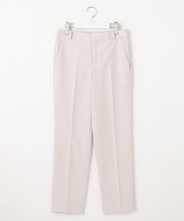 23区 【セットアップ対応】トリアセダブルジョーゼット パンツ ベージュ系