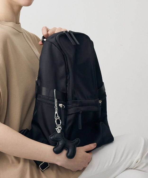 ICB 【4/3-4/19期間限定・受注生産】選べるチャーム 8ポケットナイロンリュック カスタマイズ イヌ