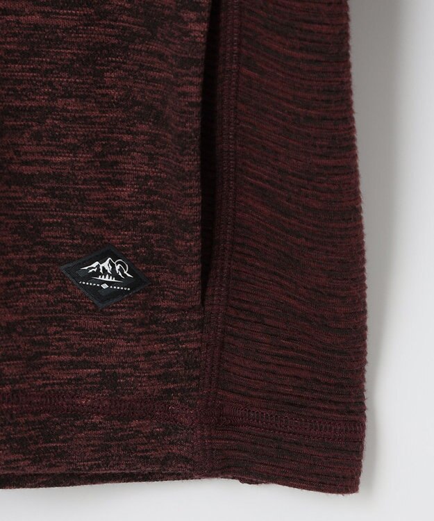 JOSEPH ABBOUD MOUNTAIN 【UNISEX】ランダムスラブリップ カットソー ワイン系