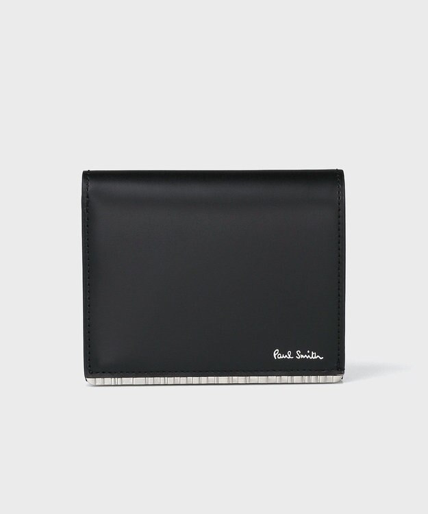 Paul Smith メタルシャドーストライプミニ財布 ブラック