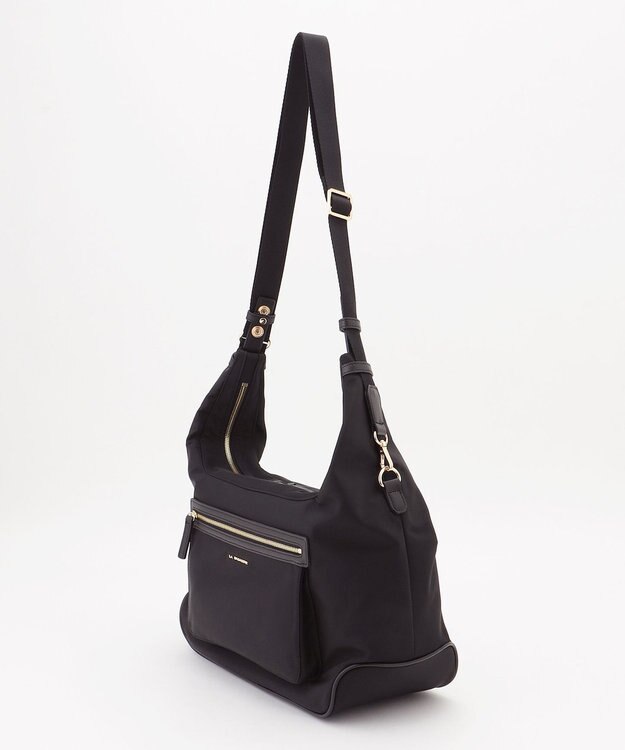 LA BAGAGERIE ループ2WAYショルダーバッグ　Mサイズ ブラック