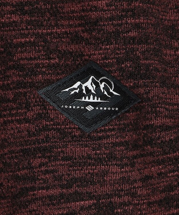 JOSEPH ABBOUD MOUNTAIN 【UNISEX】ランダムスラブリップ カットソー ワイン系