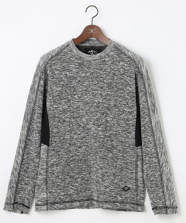 JOSEPH ABBOUD MOUNTAIN 【UNISEX】ランダムスラブリップ カットソー グレー系