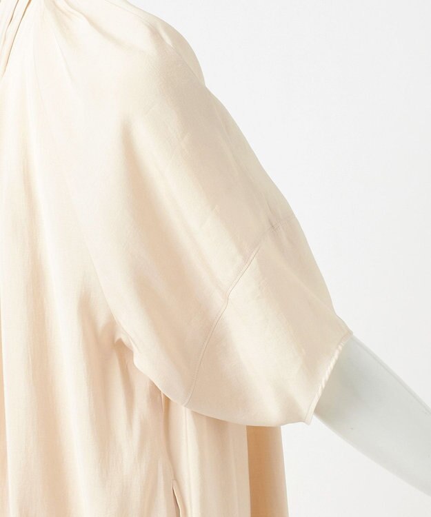 23区 【GOLD LABEL】モダールブロード フォルムワンピース ベージュ系