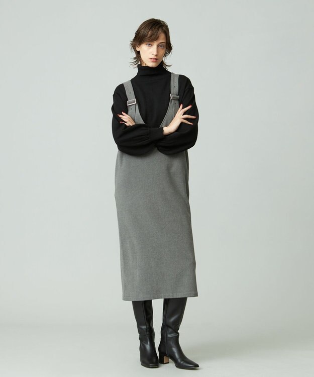 J.PRESS YORK STREET 【WOMEN】ジャンパースカート グレー系