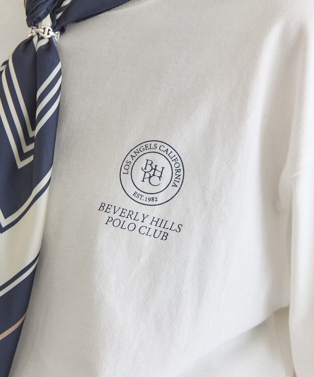 AMERICAN HOLIC 【BEVERLY HILLS POLO CLUB】バックプリントTシャツ Off White