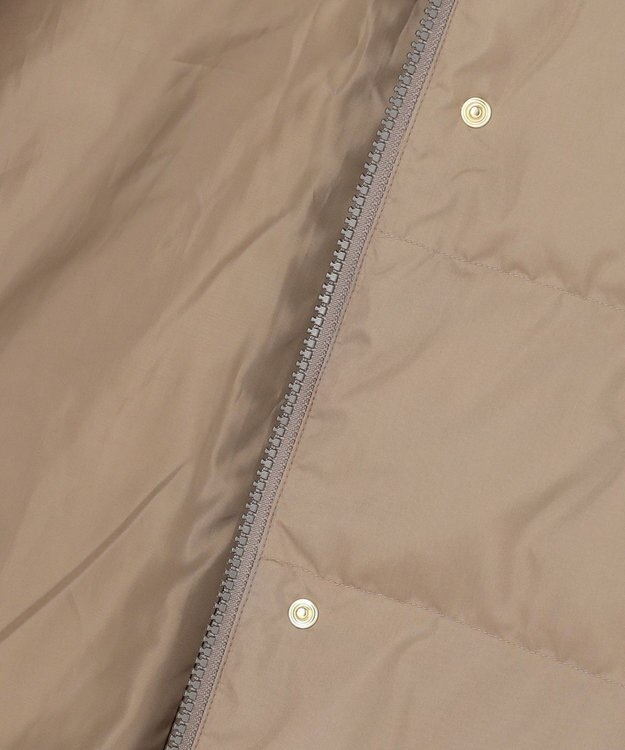 J.PRESS LADIES 【洗える・2way】タフタダウン ロング丈 コート モカ系