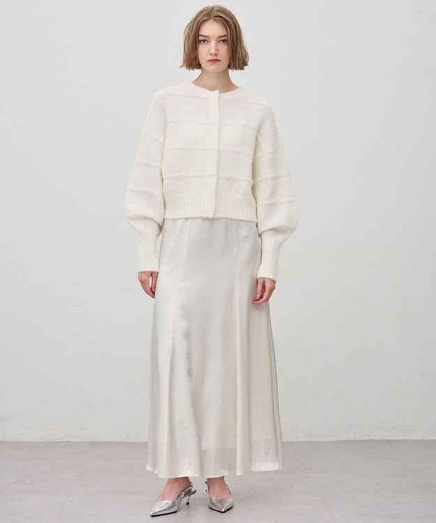 uncrave アセテートヴィンテージサテン マーメイドスカート オフ