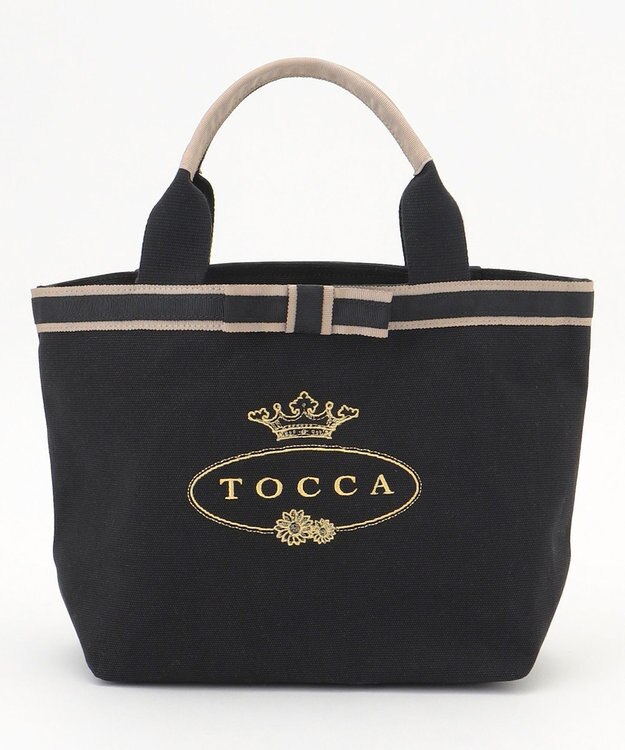 TOCCA 【選べる2種類のデザイン！】MEMORIES OF TOCCA CANVAS TOTE トートバッグ ブラック系