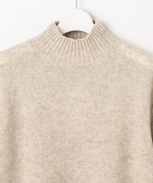 J.PRESS LADIES L 【WEB限定】YAK BLEND ハイネック ニット 【WEB限定】ライトベージュ系
