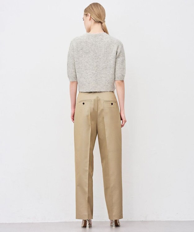 uncrave チノギャバジン ベーシックトラウザー ベージュ