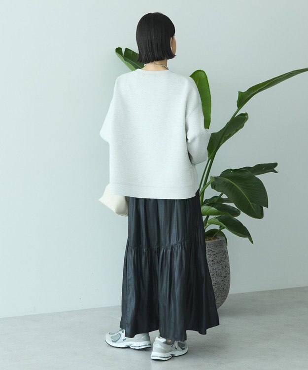 AMERICAN HOLIC 【WEB限定】サイドスリットポンチプルオーバー Oatmeal