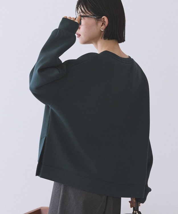 AMERICAN HOLIC 【WEB限定】サイドスリットポンチプルオーバー Dark Green