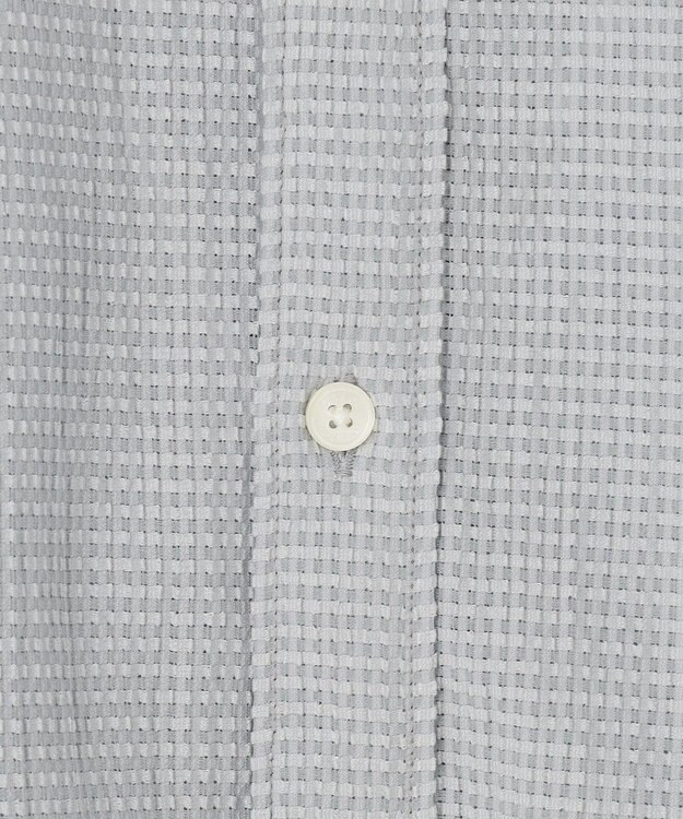 JOSEPH HOMME 【新モデル】トリコサッカーストレッチ 　ホリゾンタルカラーシャツ ライトグレー系