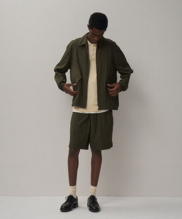 ATON MAT AIRLY NYLON | フライトジャケット - UNISEX KHAKI