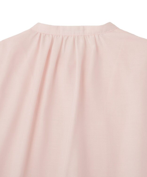 earth music&ecology フリルリボンブラウス Pink