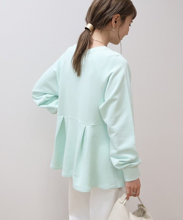 AMERICAN HOLIC 袖ボリュームペプラムスウェット Mint