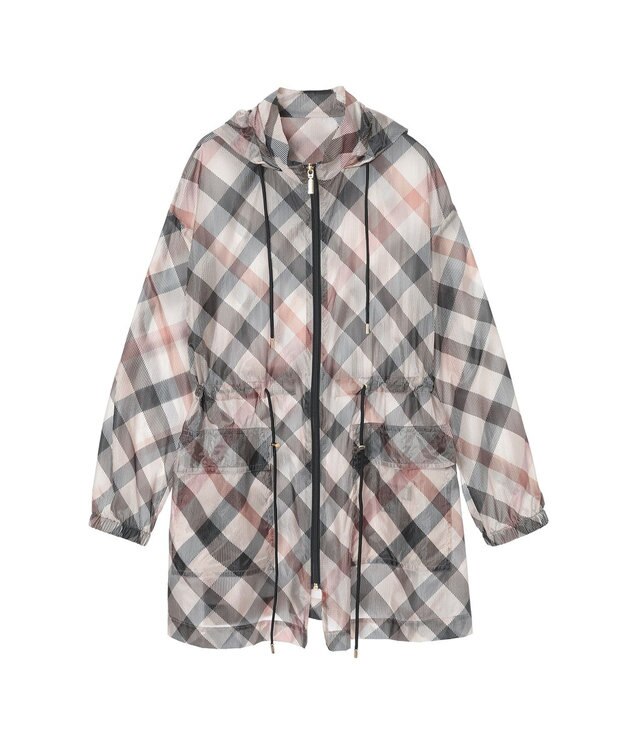 DAKS ハウスチェックシアー リップルコート ウルトラハウスチェック