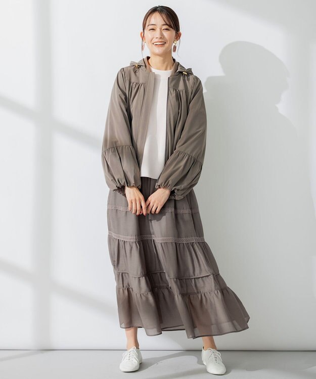 組曲 AMOSSAベルスリーブ ニット ピンク系