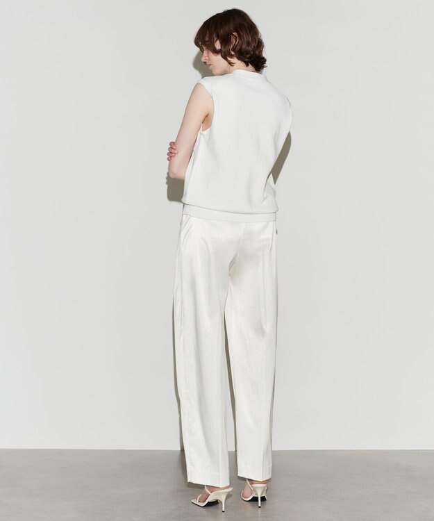 NAVE 【Nave 　洗える】ルピナス コットンニットベスト アイボリー系