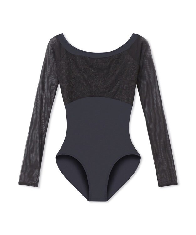 Chacott ◎【AKANE TAKADA】ロングスリーブレオタード ブラック