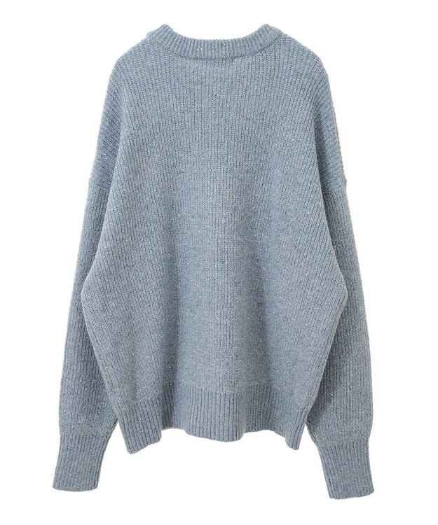 Green Parks ・Ｐｅｔｉｔ　Ｆｌｅｕｒ　ラメ＆スパンコールニット Blue