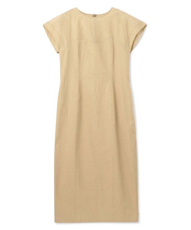 uncrave 【手洗い可】ライト チノ ワンピース（uncrave WHITE） サンドベージュ