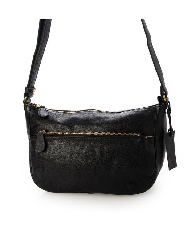 UNBILLION アトランタ ATLANTA / 牛革ファスナーショルダー ブラック