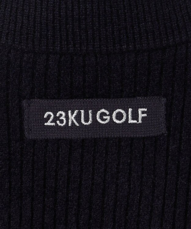 23区GOLF 【WOMEN】ストレッチモール リバーシブル ベスト 1着で2着分のお得感 温度調節に◎ ネイビー系