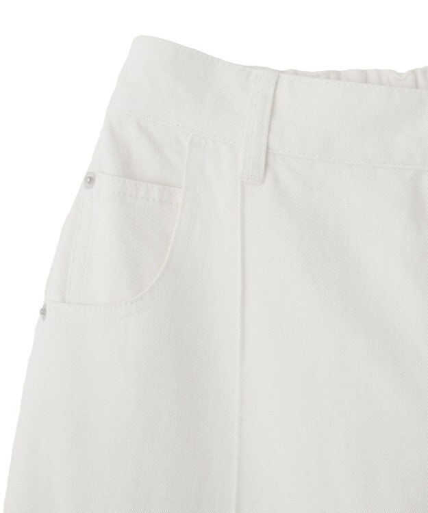 YECCA VECCA 綿麻バギーツイルパンツ Off White