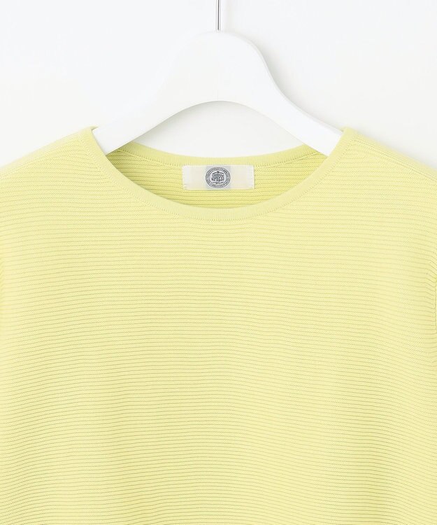 J.PRESS LADIES 【洗える】 ハウストンオーガニック ニット 黄緑系