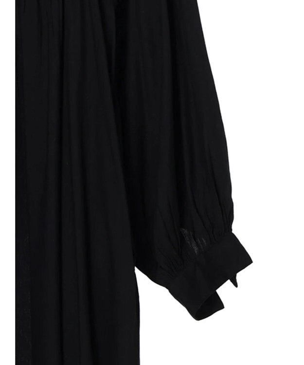 CRAFT STANDARD BOUTIQUE レーヨンキルト切り替えワンピース Black